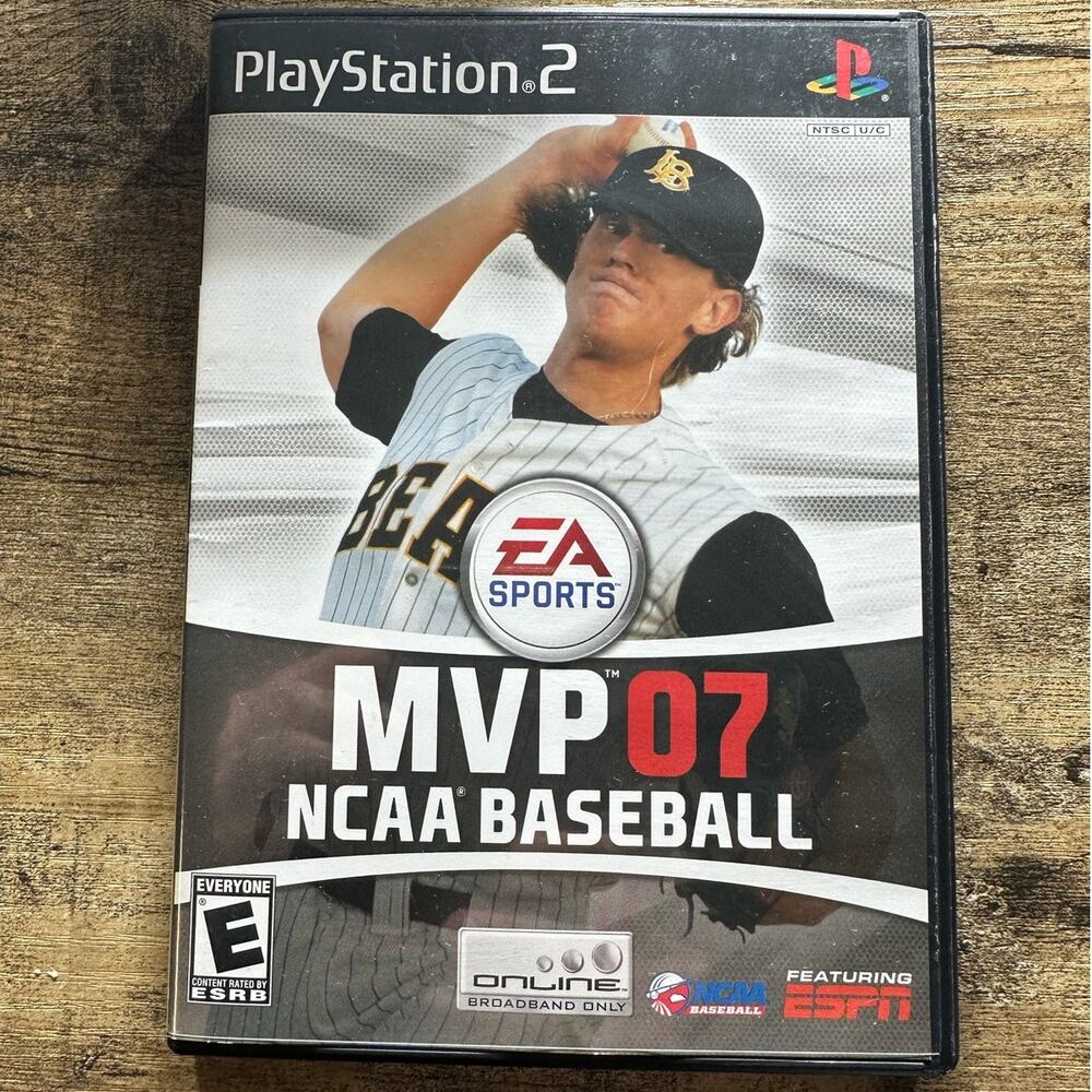 MVP 07 NCAA Baseball Sony Playstation 2 PS2 Complete In Box